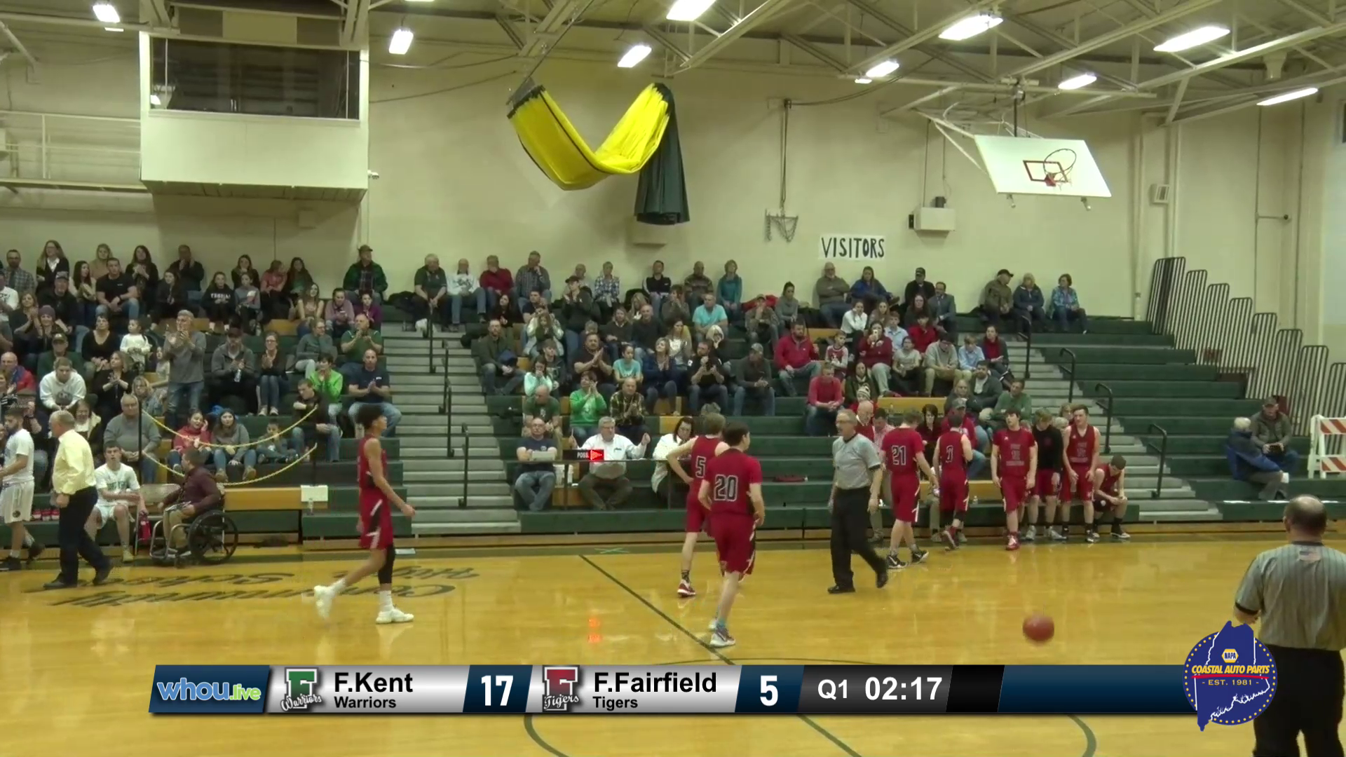 Fort Fairfield Boys at Fort Kent - 12/12/19