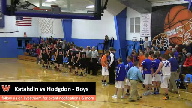 Katahdin at Hodgdon - Boys 12-19-15