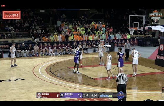 Deering at Gorham Boys Class AA South...