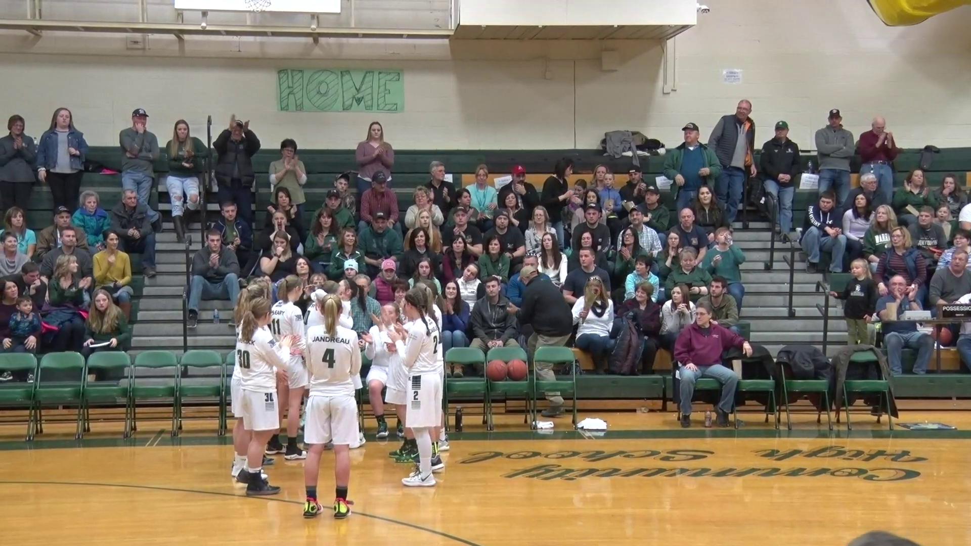 Woodland Girls at Fort Kent 2/1/20