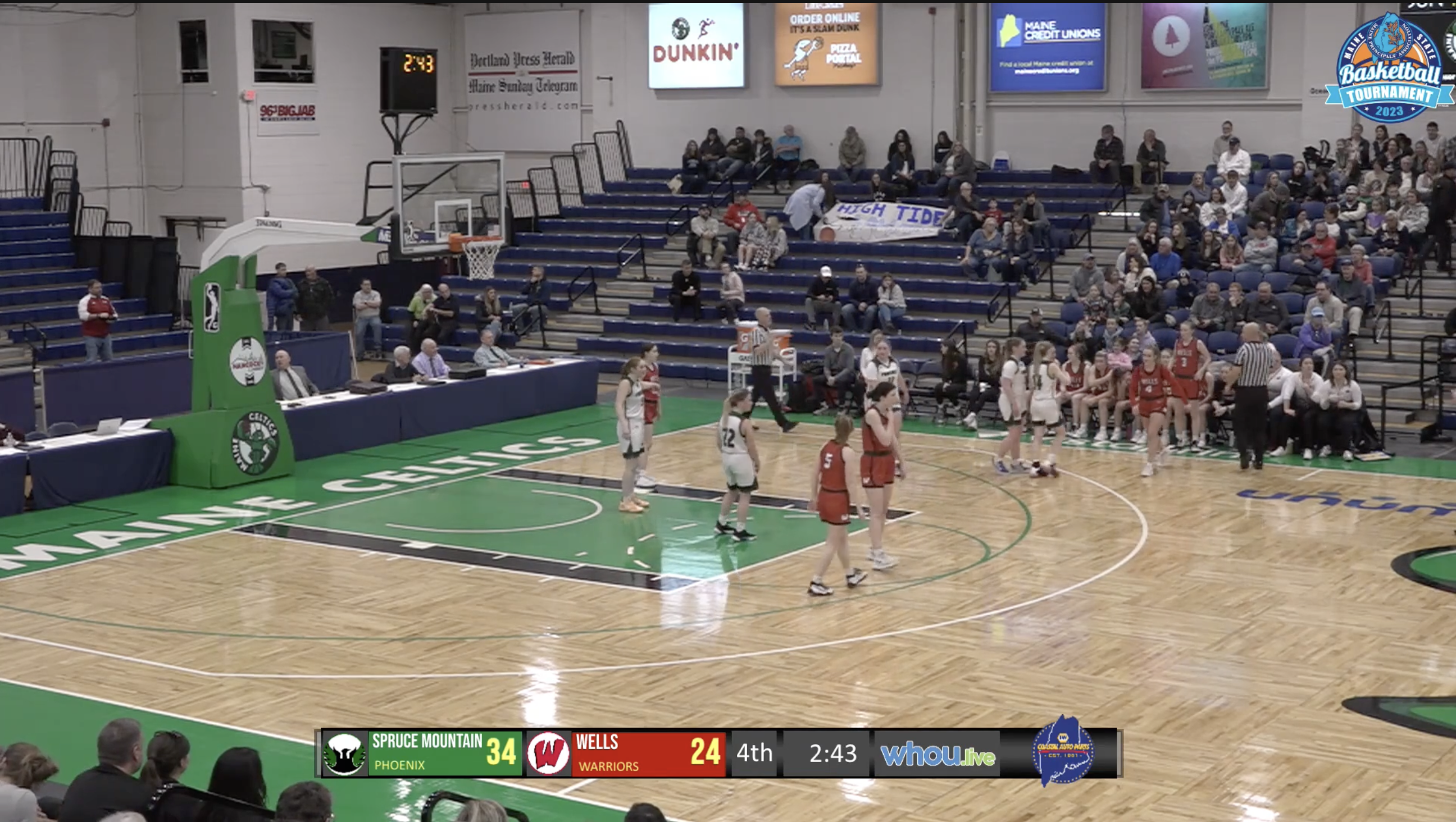 #3 Wells vs #2 Spruce Mtn Girls Class B Semi-Final South 2-21-23