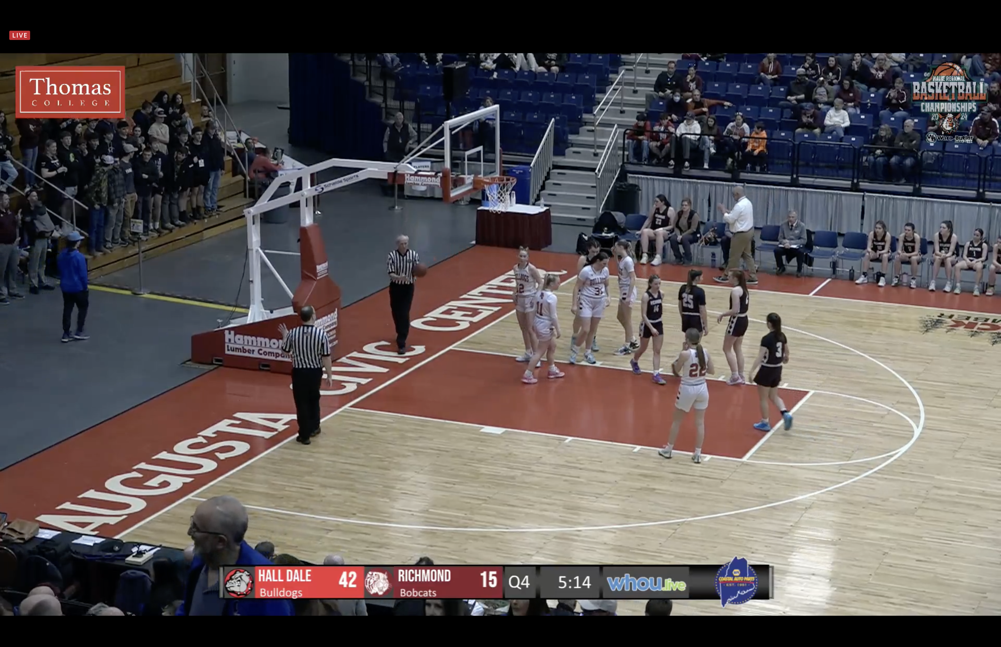 Richmond at Hall-Dale Girls Class C Semifinal Basketball 2-22-24