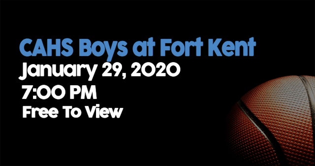 CAHS Boys at Fort Kent 1/29/20
