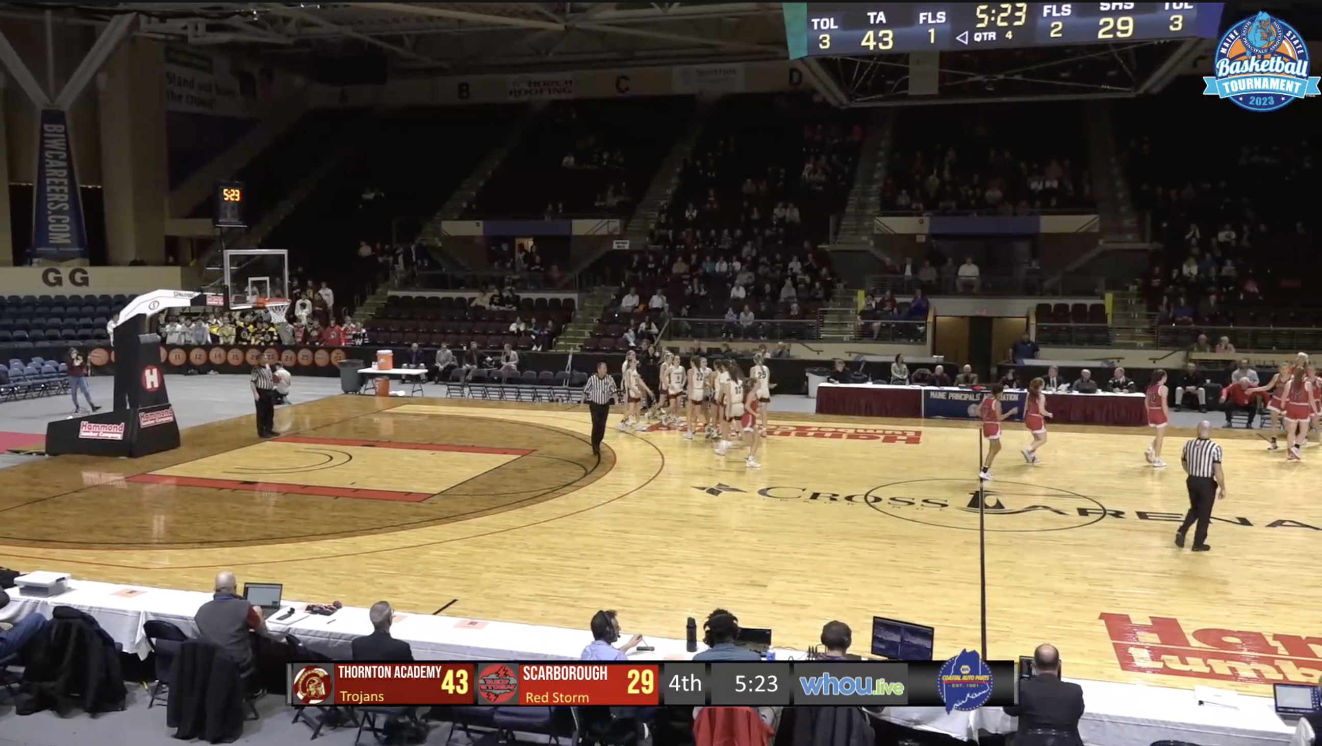 #1 Thornton Academy vs #5 Scarborough Girls Class AA Semi-Final North 2-22-23