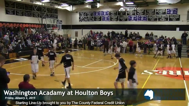 Washington Academy vs Houlton Boys 1-2-2015