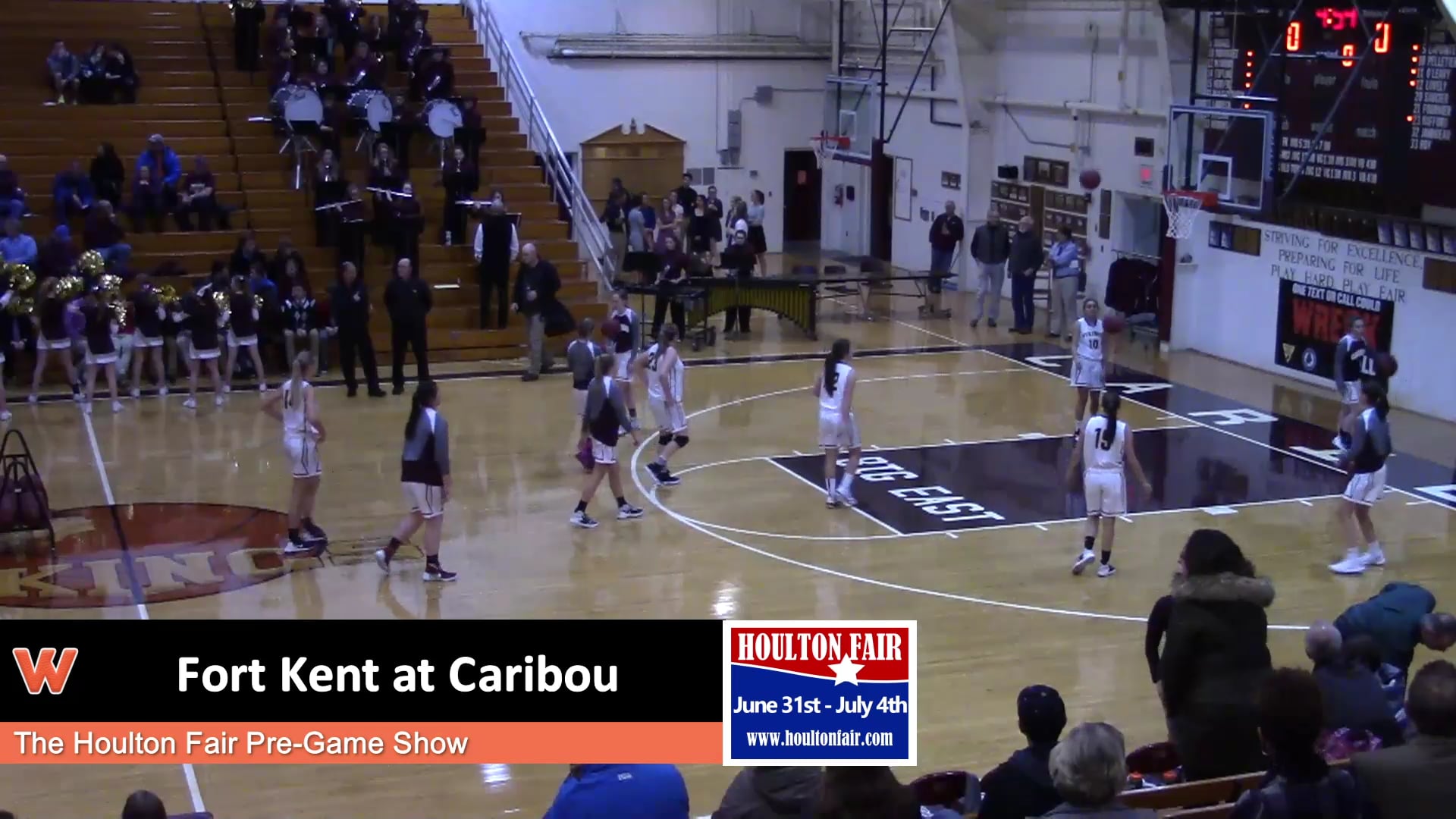 Fort Kent Girls at Caribou 12-13-17