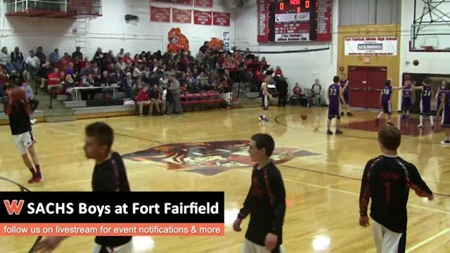 SACHS Boys at Fort Fairfield 2-2-17