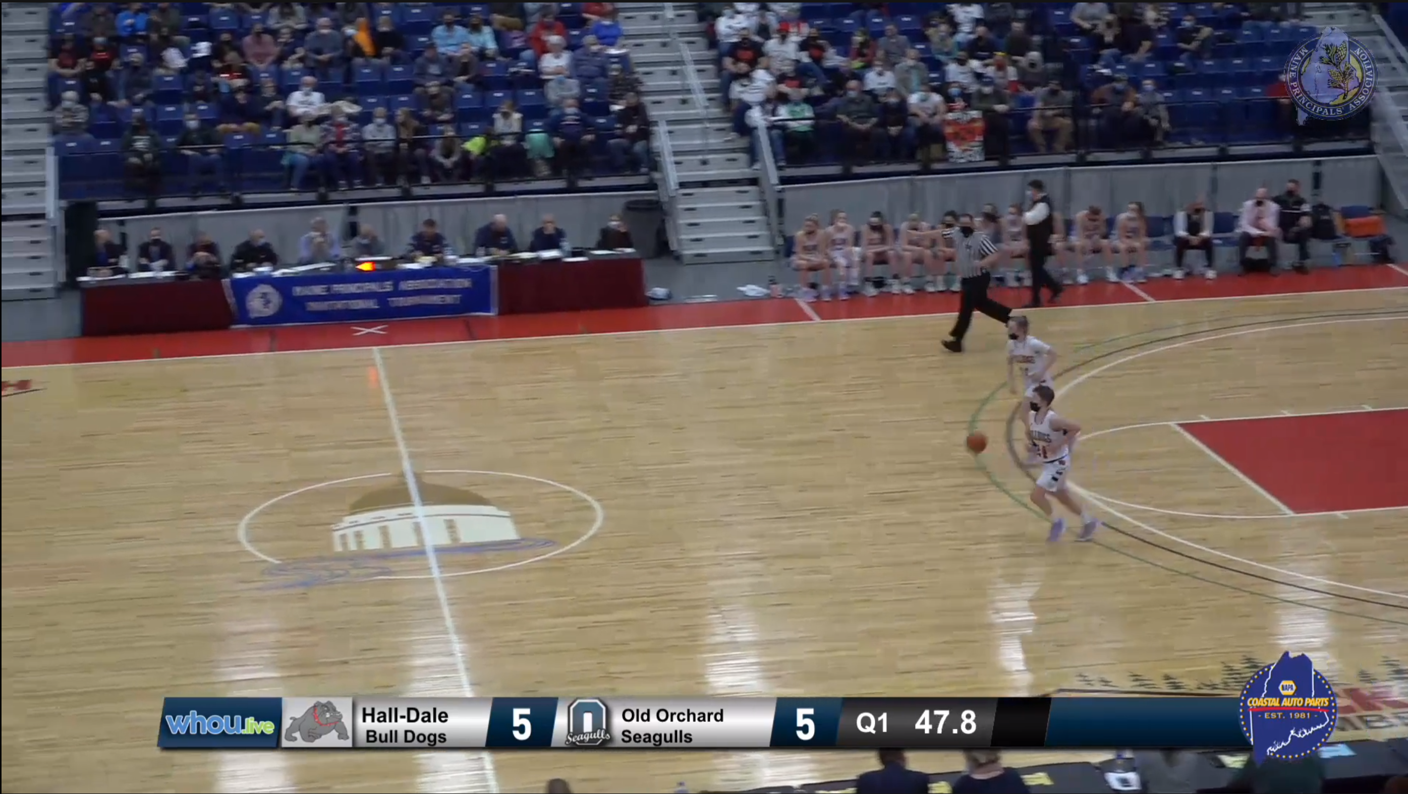 Augusta Old Orchard vs Hall-Dale Girls C South Semifinal 2-24-22