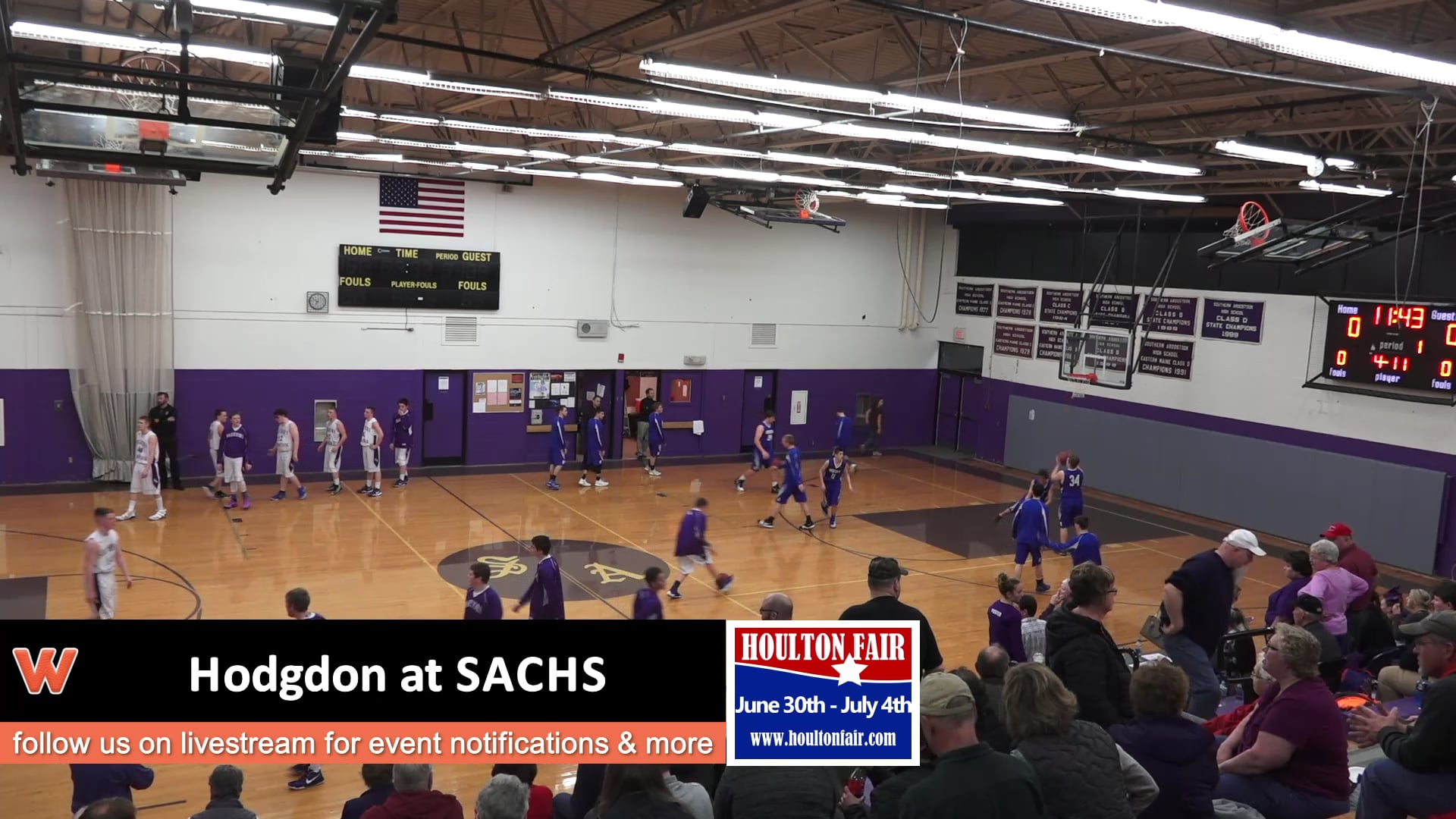 Hodgdon Boys at SACHS 2-1-18