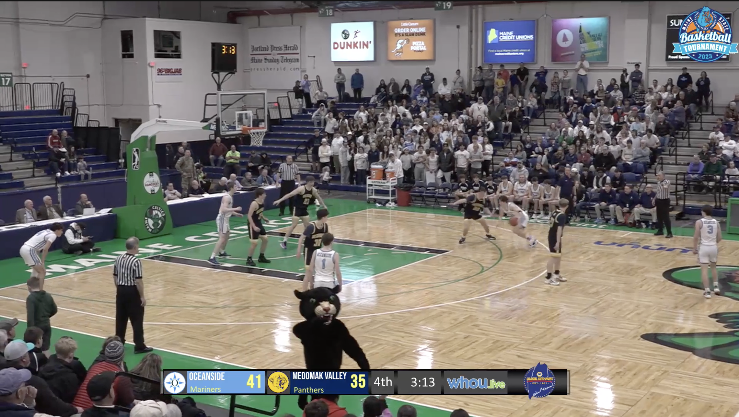 #1 Oceanside vs #4 Medomak Boys Class B Semi-Final South 2-21-23