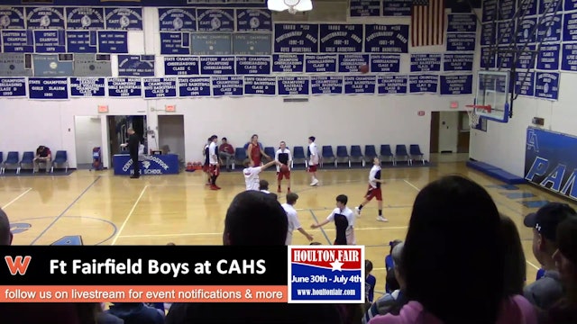 Ft Fairfield Boys at CAHS 1-8-18