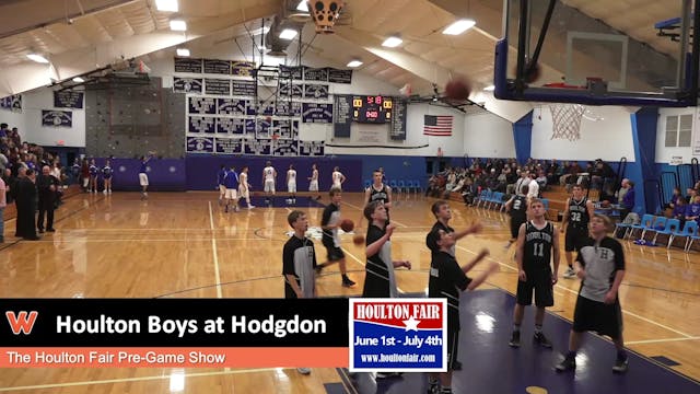 Houlton Boys at Hodgdon 12-12-17
