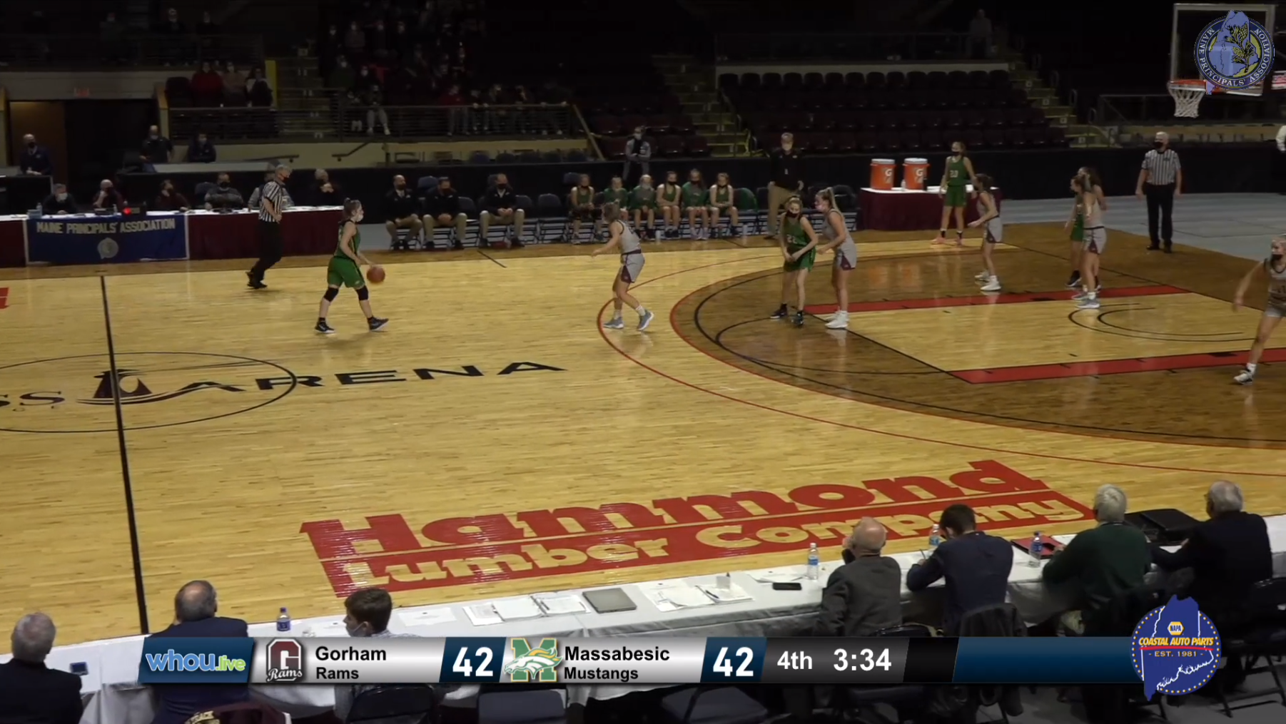 Portland Arena Massabesic vs Gorham Girls AA South Semifinal 2-23-22