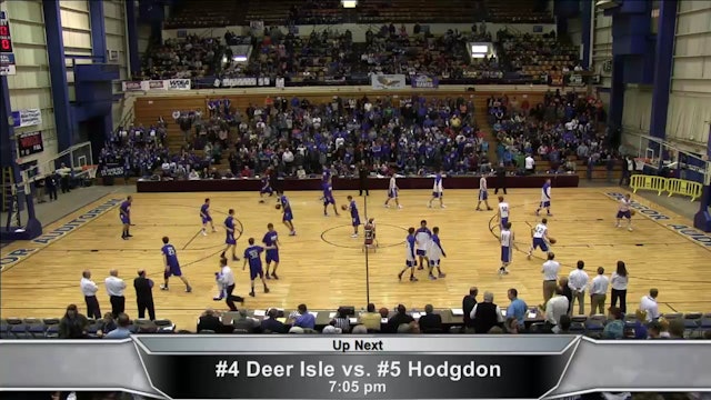 Deer Isle Stonington vs Hodgdon Boys Quarter-finals