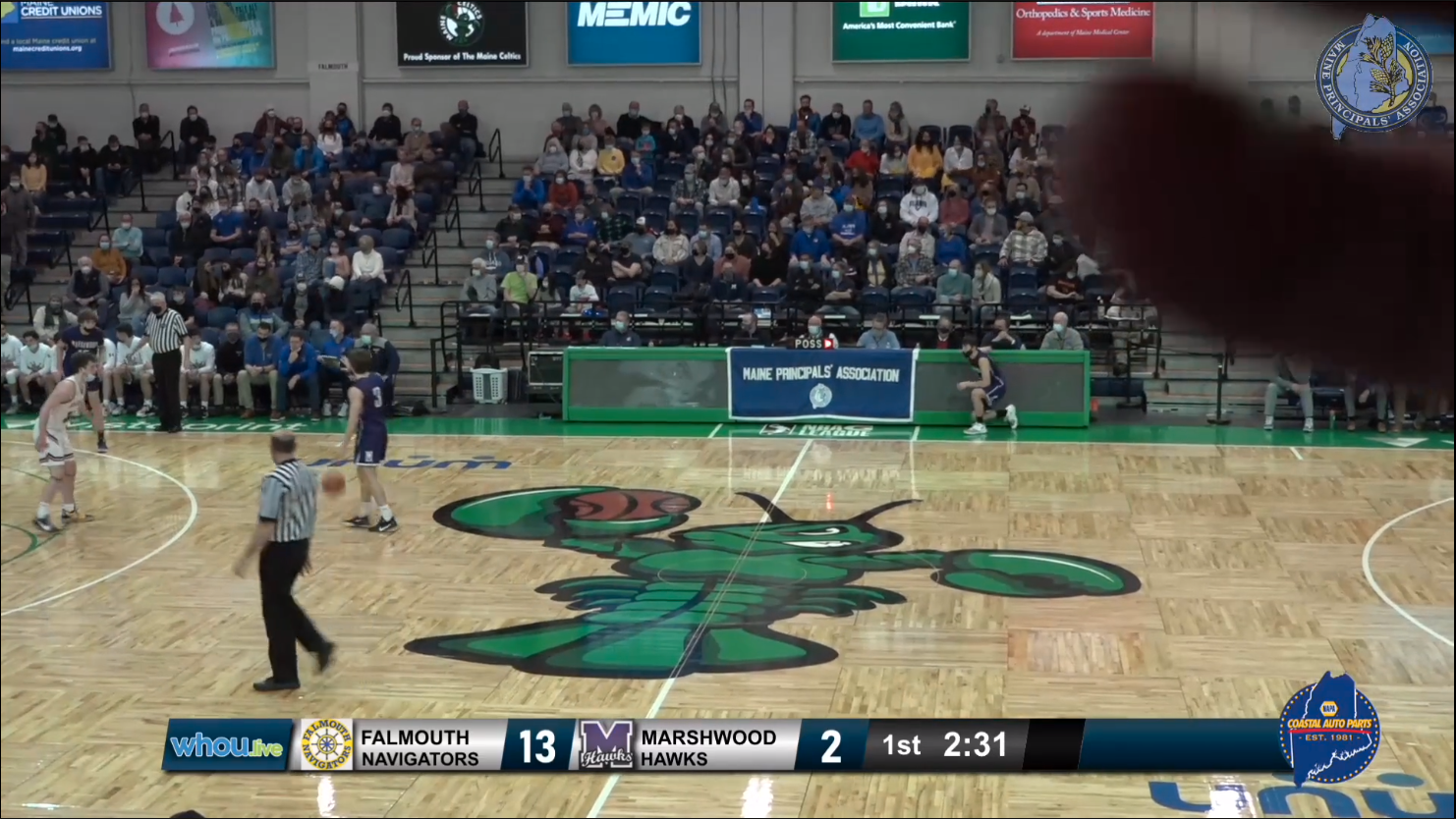 Portland Expo Marshwood vs Falmouth Boys A South Final 2-26-22