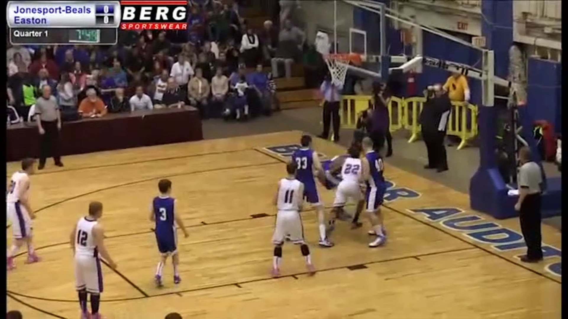 Jonesport-Beals vs Easton Boys Quarter-finals