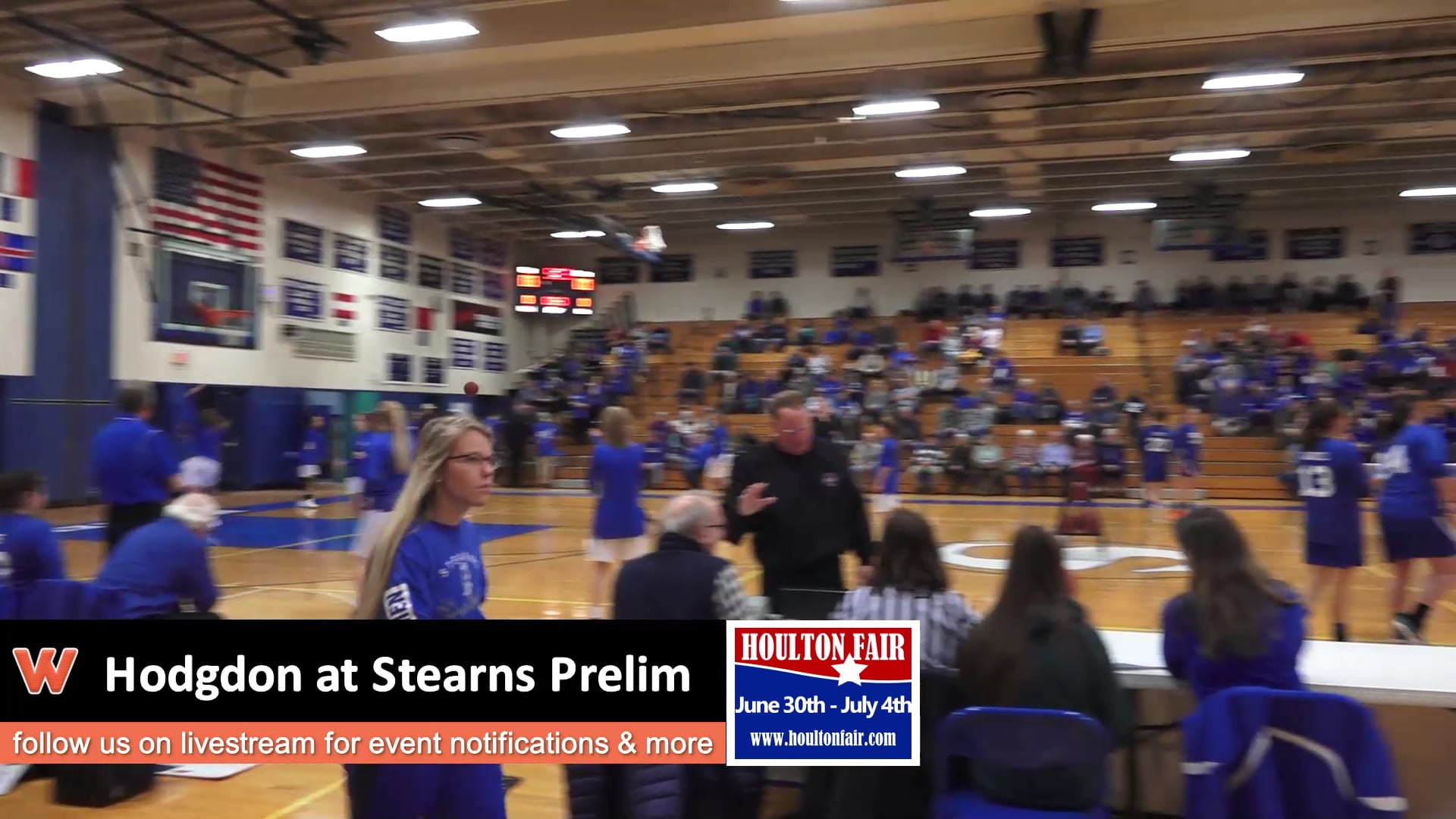 Hodgdon Girls at Stearns Prelim 2-13-18