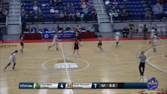 Augusta North Yarmouth vs Carrabec Girls C South Semifinal 2-24-22