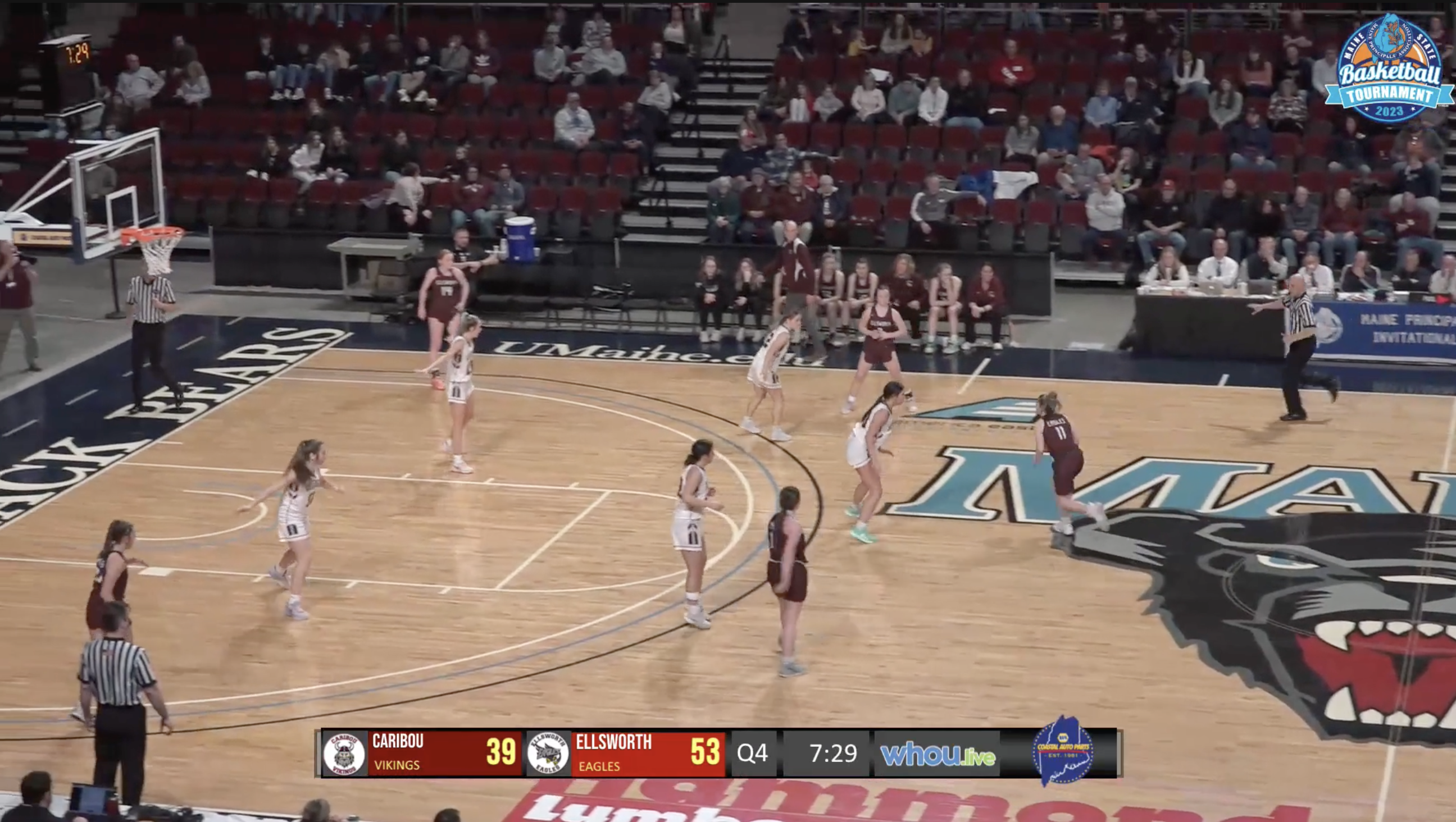 #2 Caribou vs. #3 Ellsworth Girls Class B Semi-Final North 2-22-23