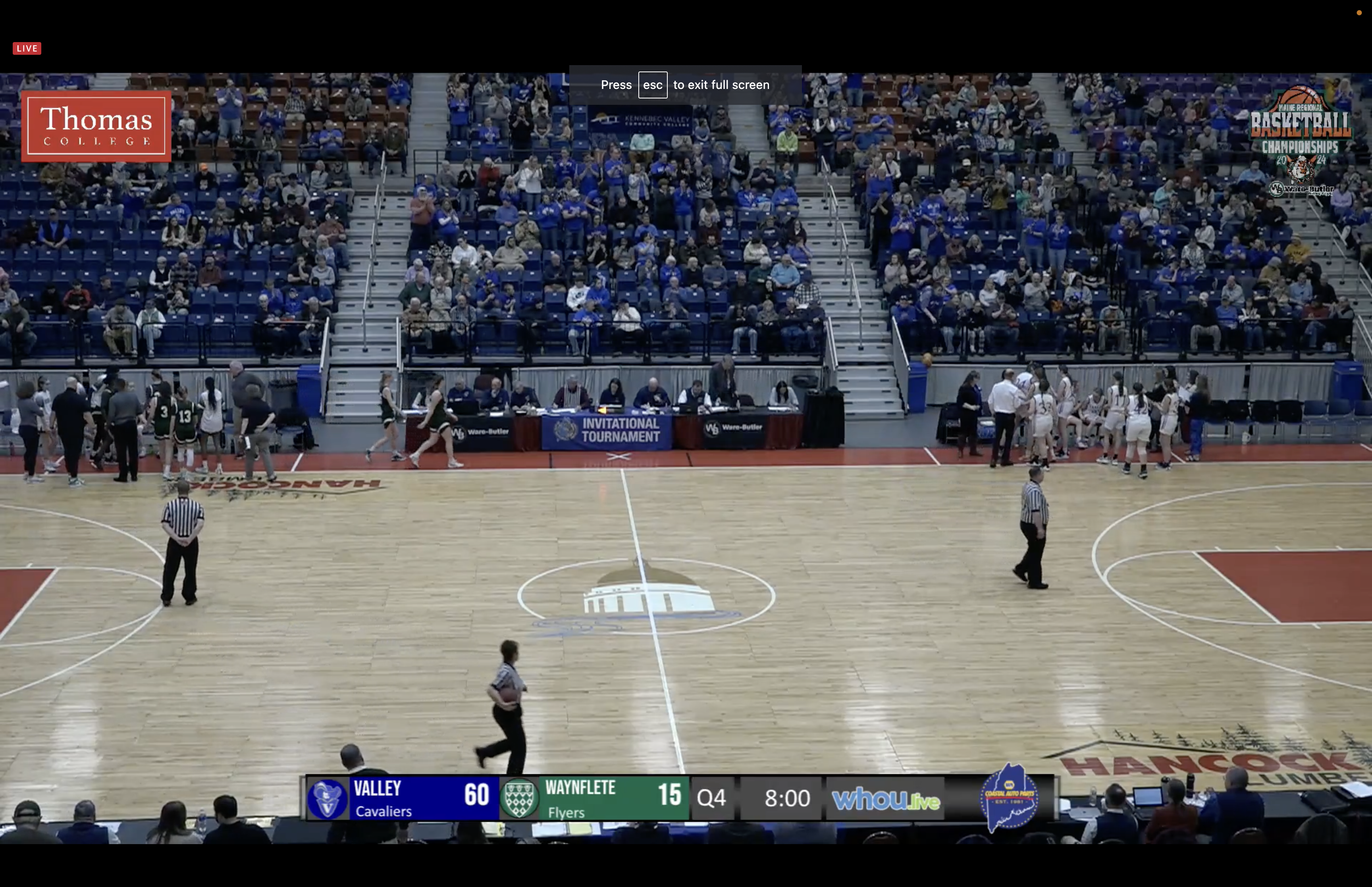 Waynflete at Valley Girls Class D Basketball - South Final 2-24-24