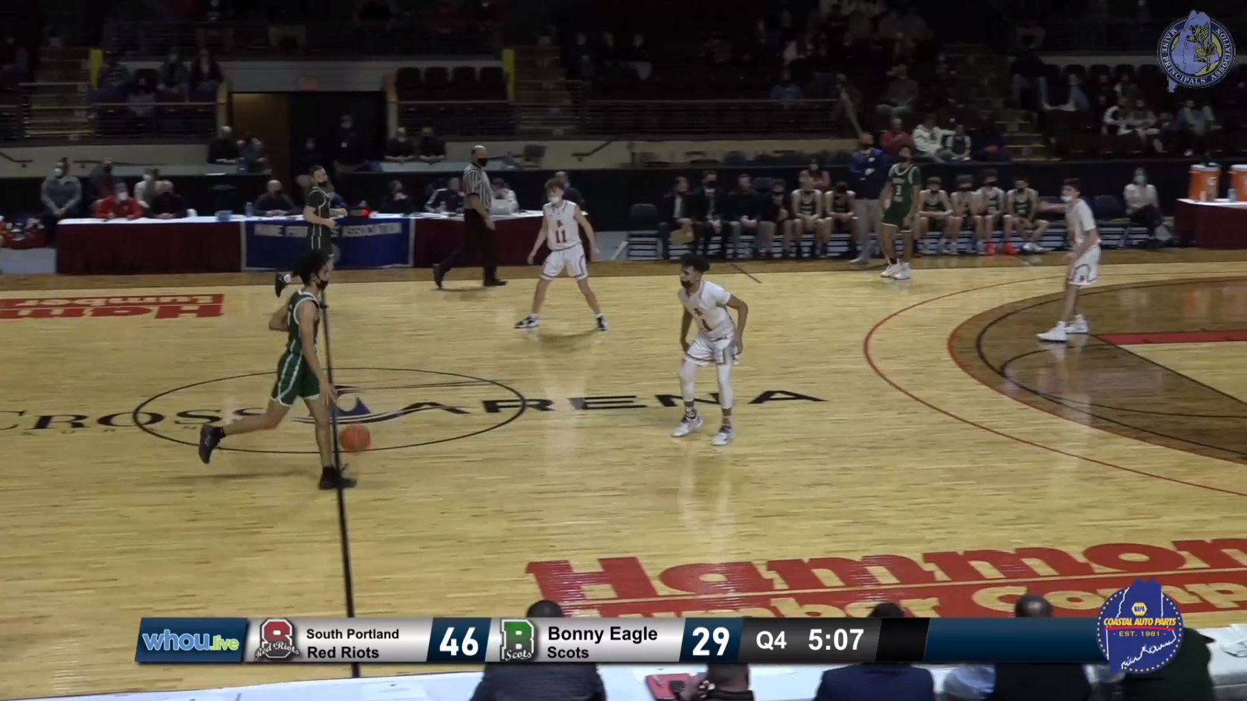 Portland Arena Bonny Eagle vs South Portland Boys AA South Semifinal 2-24-22