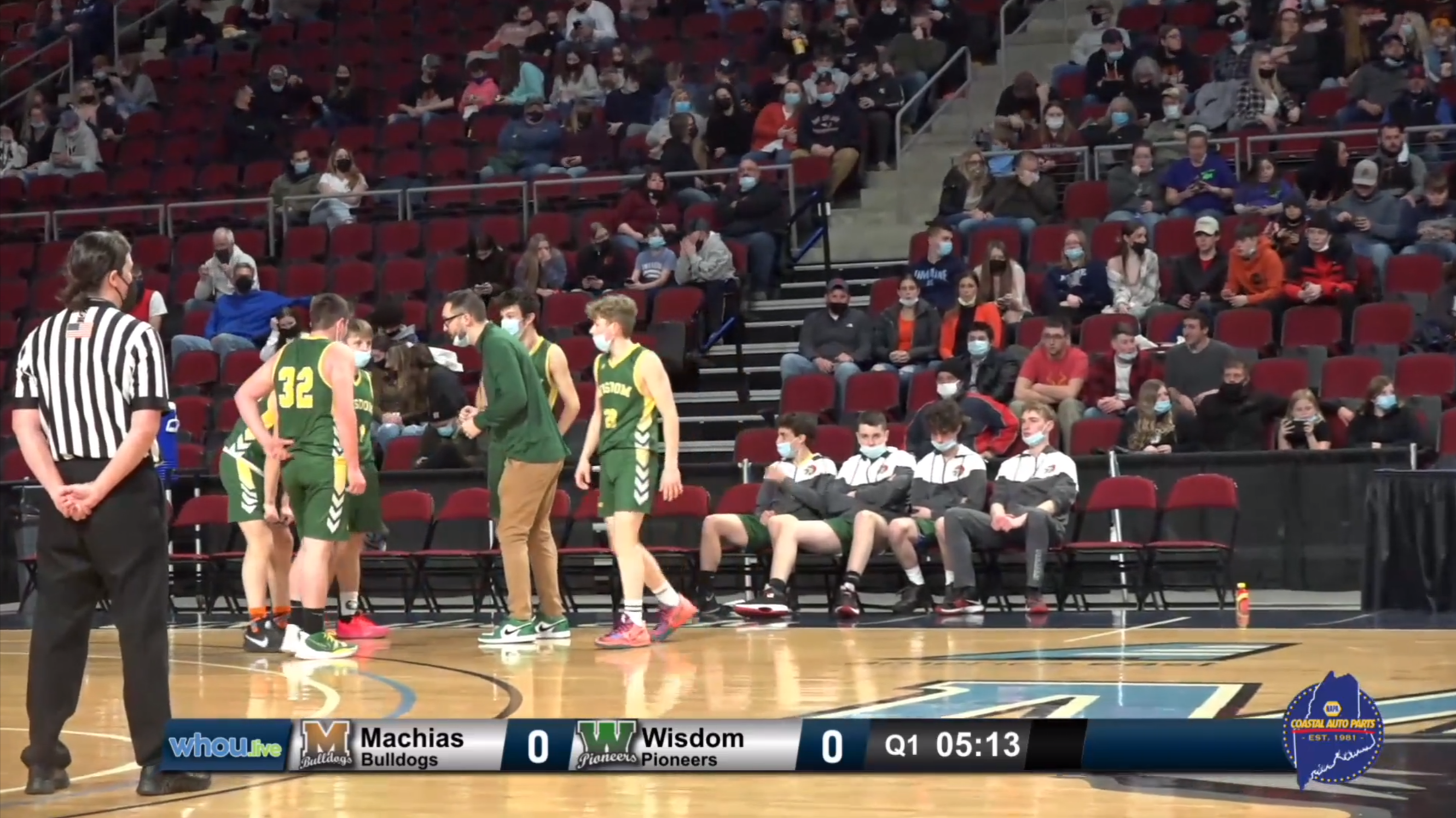 Bangor Wisdom vs Machias Boys D North Semifinal 2-24-22