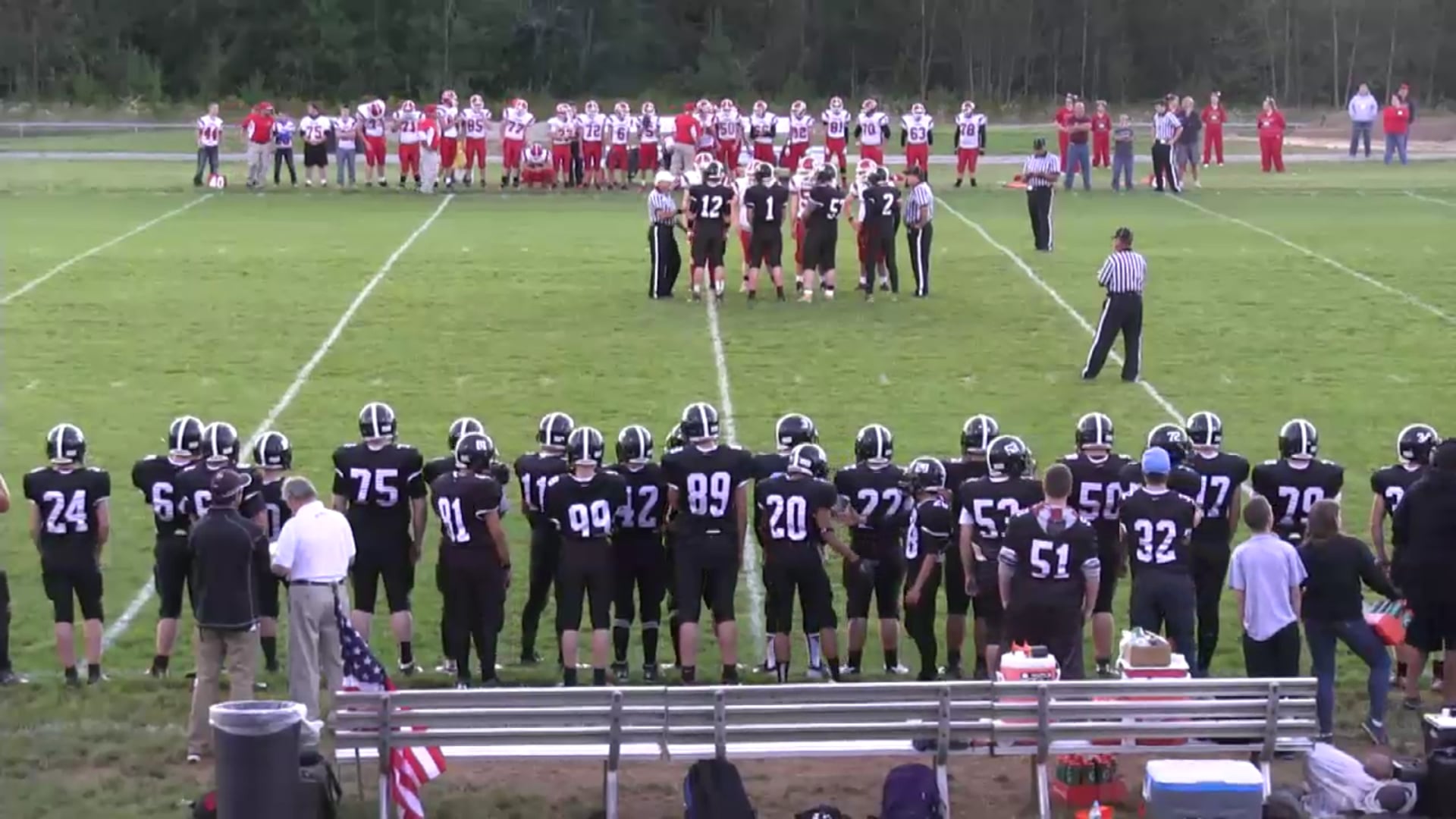 Dexter Tigers vs Houlton Shires Football 9-4-2015