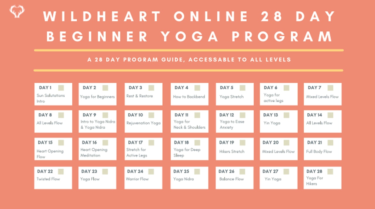 Yoga for Beginners 28 Day Program