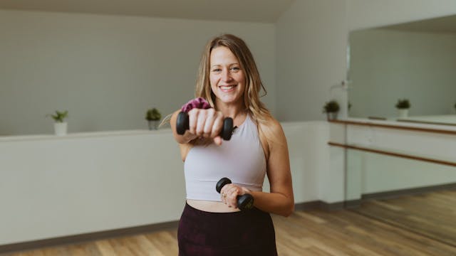 25 Minute Upper Body Sculpt with Siobhan