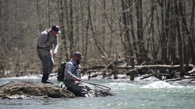 Curtis Fishes with Coach Huggins for ...