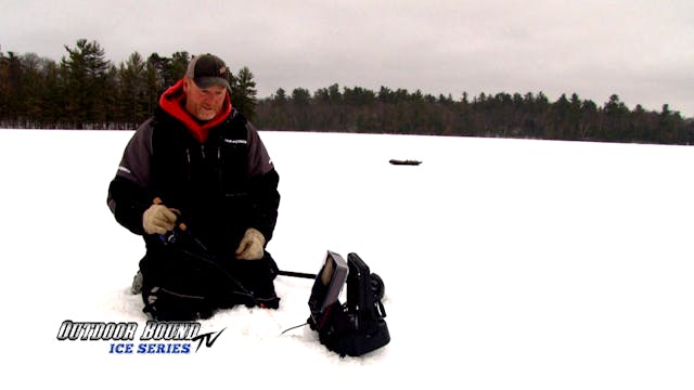 Wisconsin Remote Lake Ice Fishing