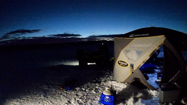 Overnight Ice Camping/Sakakawea Walleye
