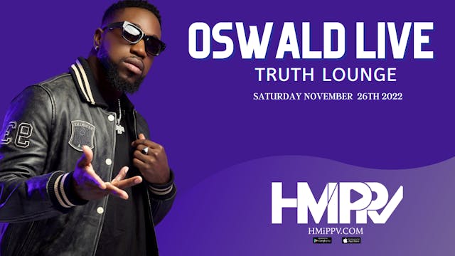 OSWALD LIVE | Nov 26th 2022