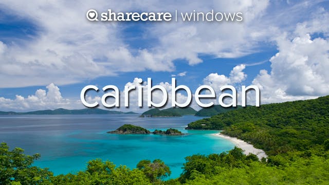 Caribbean nature beaches and sunsets