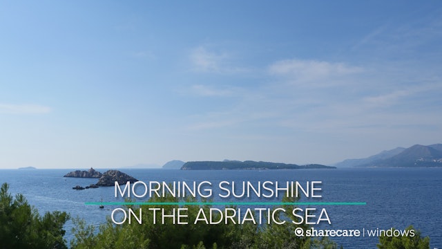Morning Sunshine on the Adriatic Sea