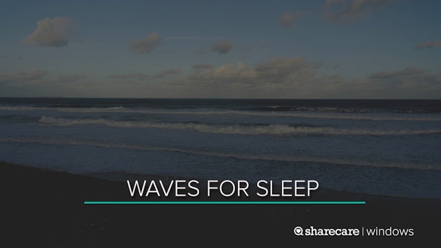 8 Hours of Waves for Sleep (Ultra Low Light)