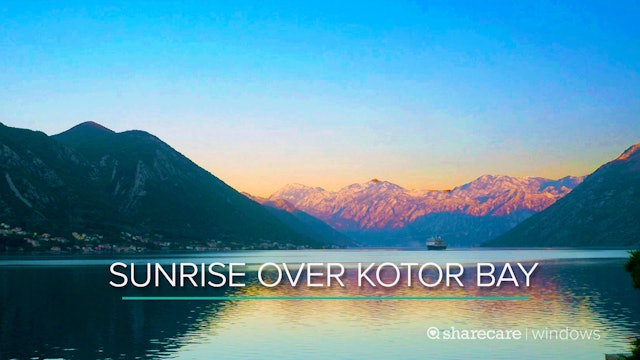Sunrise Over Kotor