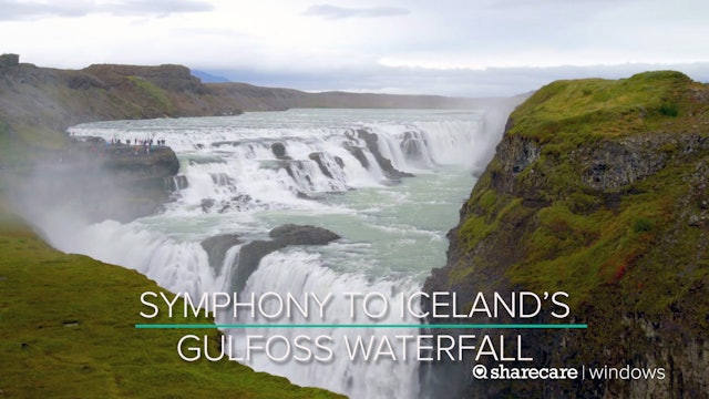 45 Minutes of Symphony to Iceland’s Gulfoss Waterfall