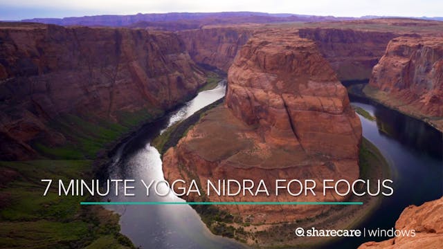 7 Minute Yoga Nidra for Focus