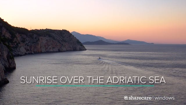 Sunrise Over the Adriatic Sea 