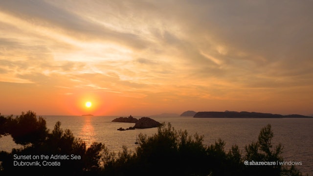 Breathtaking Sunset Over the Adriatic Sea PREVIEW
