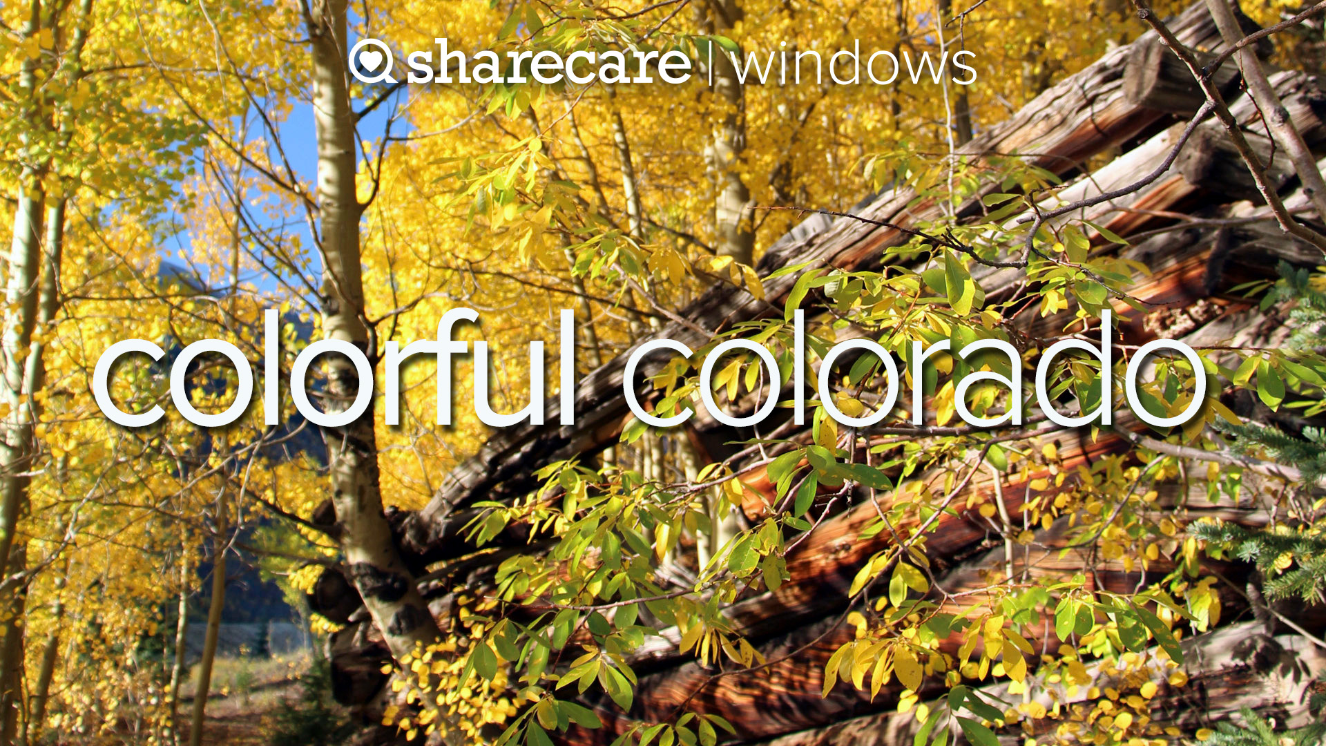 Colorful Colorado natural relaxation