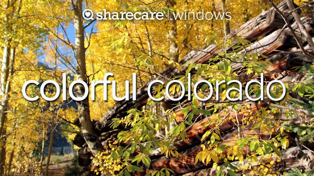 Colorful Colorado natural relaxation