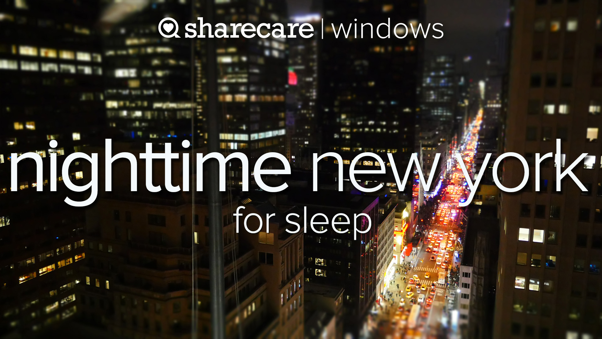 Nighttime NY Sleep for the City the Never Sleeps