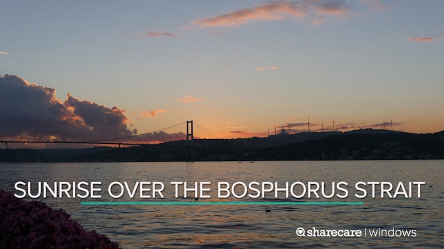 Sunrise over the Bosphorus Strait