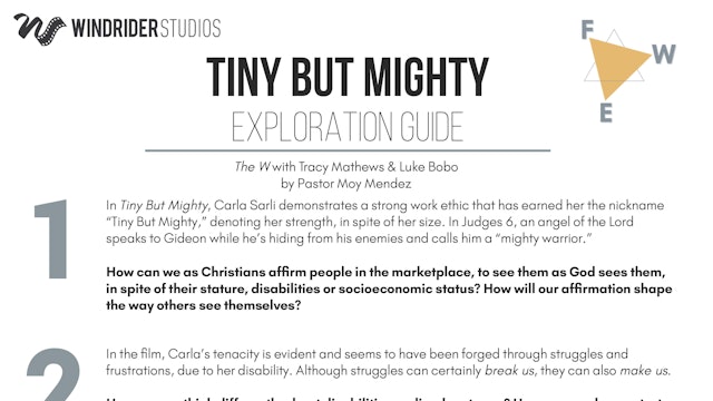 Tiny But Mighty Exploration Guide