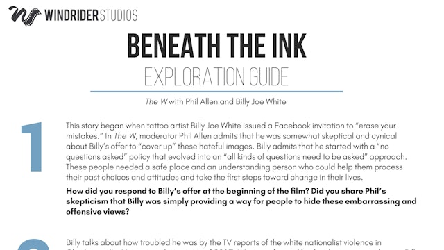 Beneath the Ink Exploration Guide