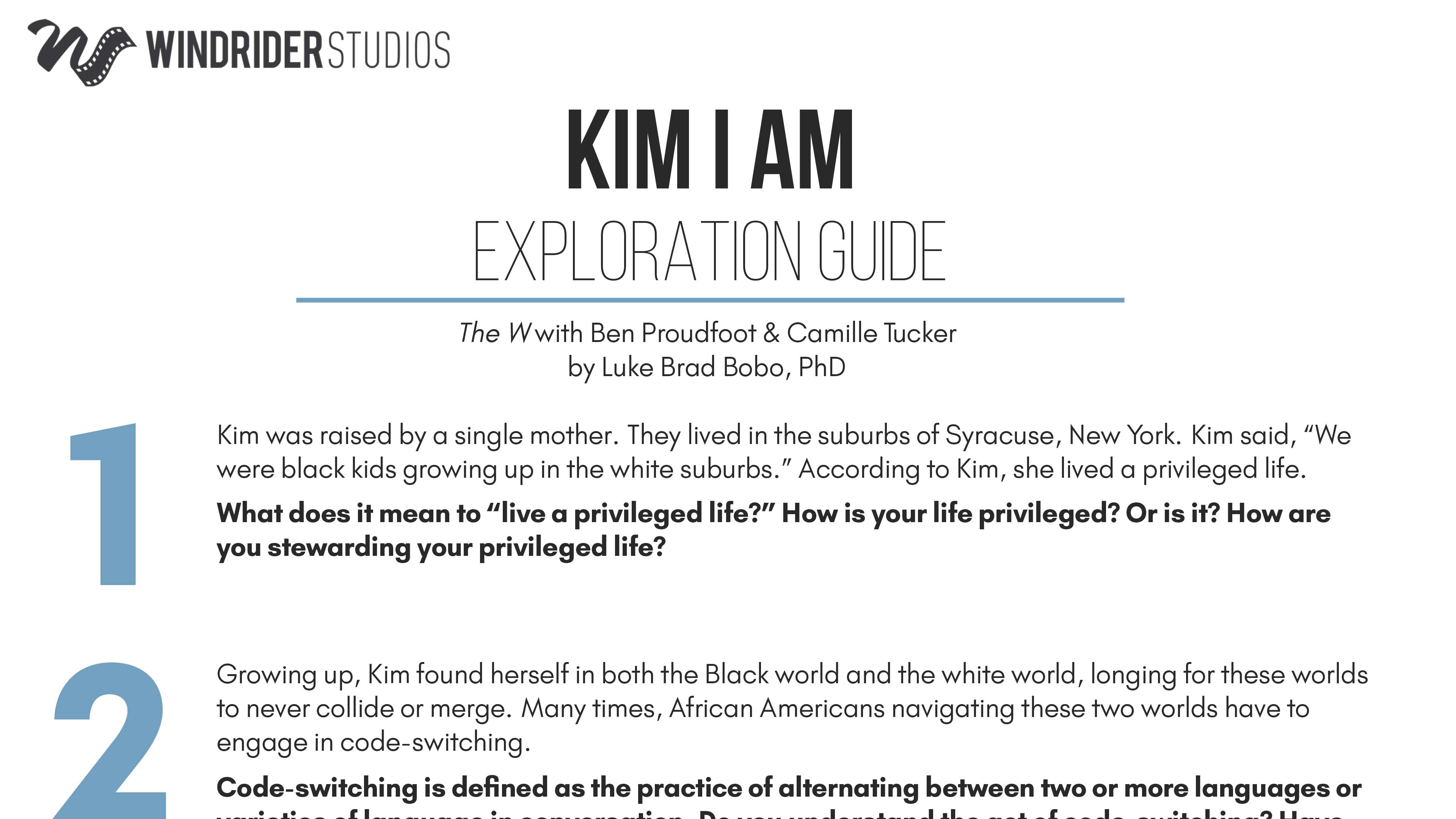Kim I Am Exploration Guide