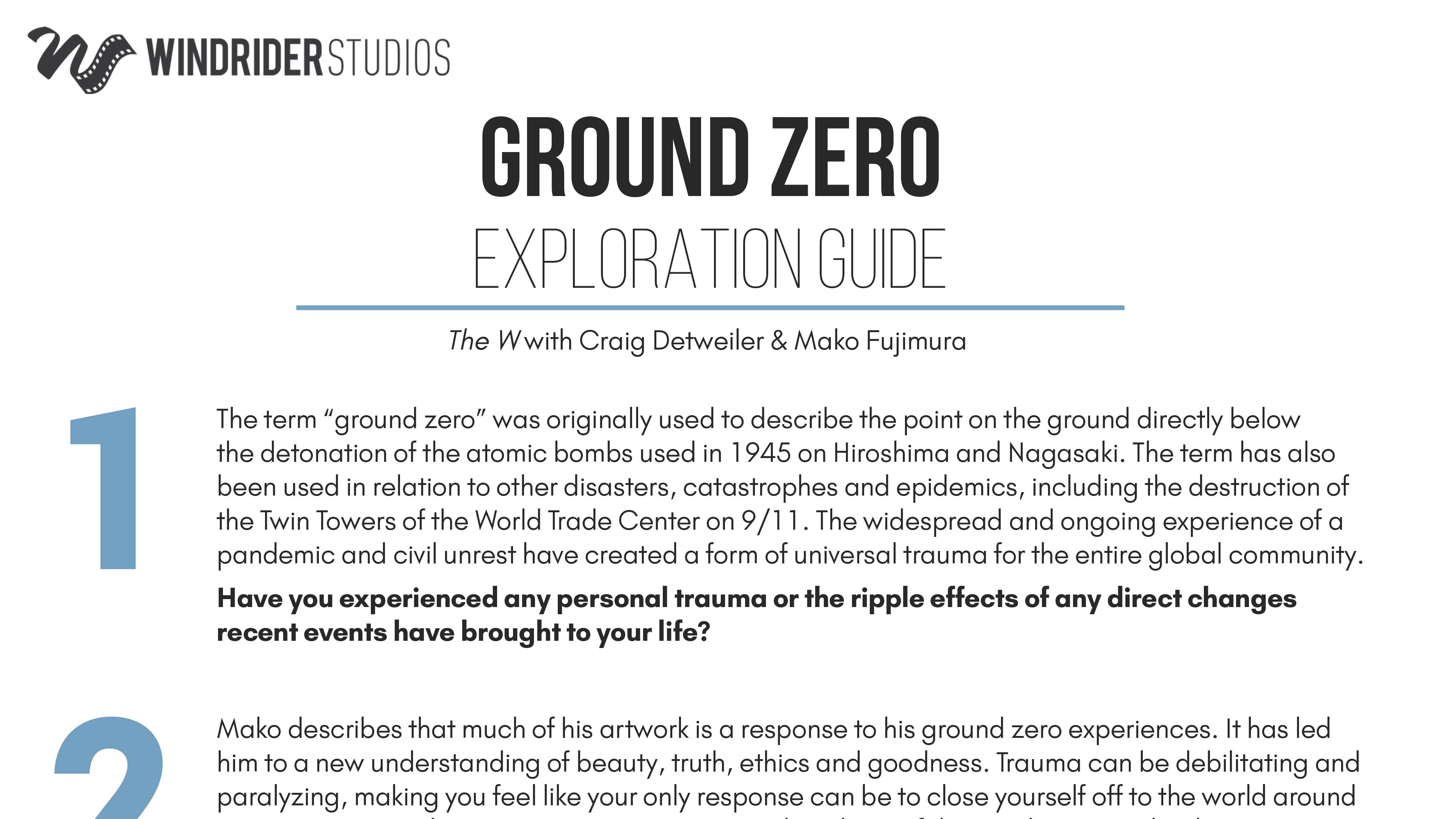 Ground Zero Exploration Guide