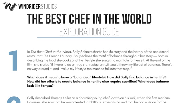 The Best Chef in the World Exploration Guide